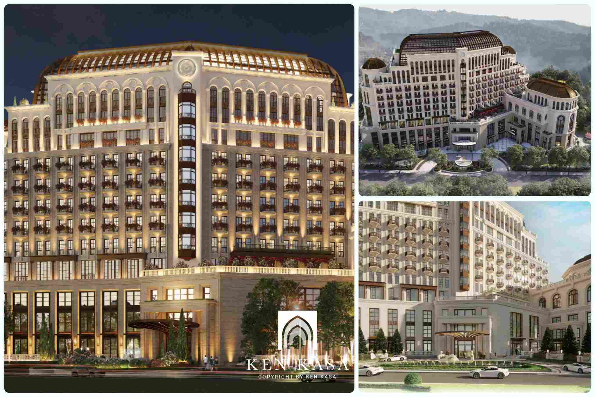 Mẫu mặt tiền khách sạn tân cổ điển Hotel De I'amour Tam Đảo 